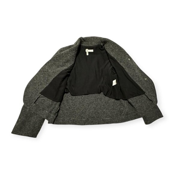 Vintage Nina Ricci Gray Wool Blend Jacket, Size 42 FR/M - Picture 6 of 14